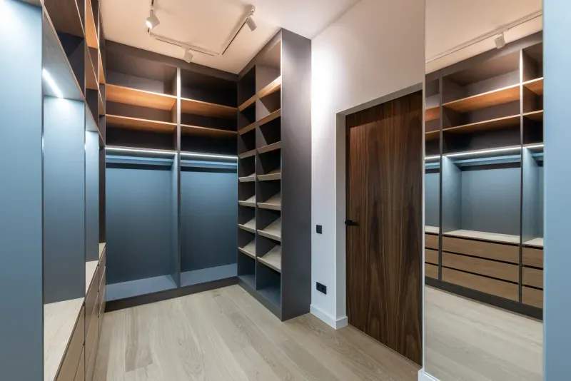 Walk-in wardrobe design